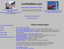 Tablet Screenshot of carlmcmillan.com